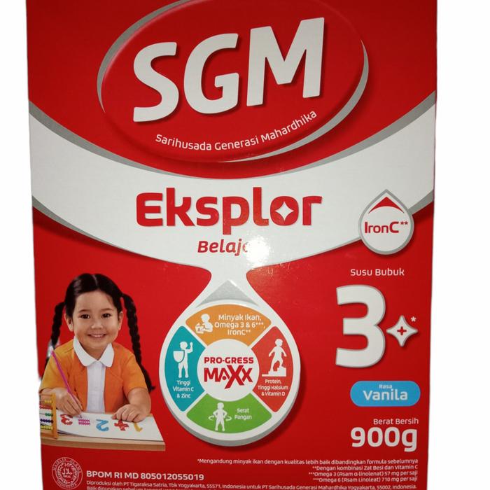 Gambar sgm eksplor 3 plus 900gr vanila - Vanila, 900gr dari warungmurah11 undefined Tokopedia