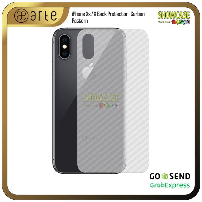 Gambar Back Protector Compatible For iPhone Anti Gores Screen Protector Carbon Pattern - Xs/X dari ShowcaseFever undefined Tokopedia