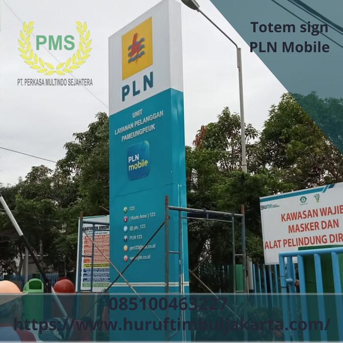 Gambar Totem PLN Mobile Jogja pylon sign pln jogja 085100463227 dari pasar online tangerang undefined Tokopedia