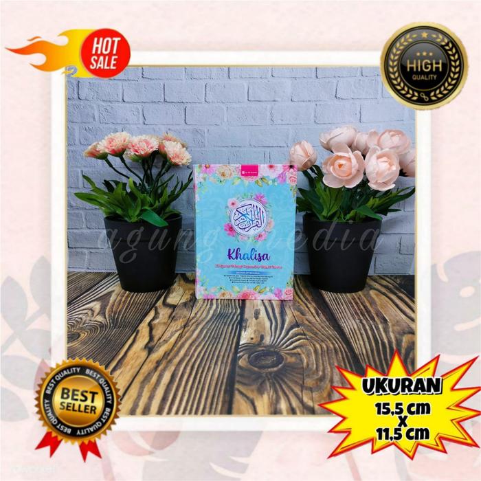 Gambar Al Quran Wanita Khalisa A6, Al Quran Terjemah,Al Quran Tajwid Warna - Biru Muda dari NabawiPustaka undefined Tokopedia