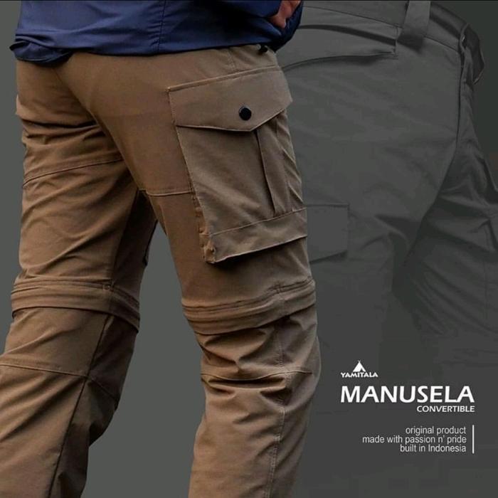 Gambar YAMITALA CELANA PANJANG MULTI MANUSELA CARGO GUNUNG - Cokelat, S dari Patuha Outdoor Store undefined Tokopedia