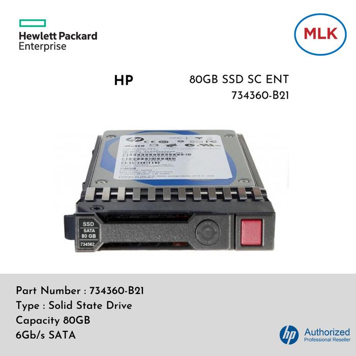 Hp 80gb Ssd Sc Ent 734360-b21