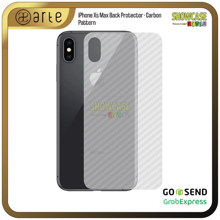 Gambar Back Protector Compatible For iPhone Anti Gores Screen Protector Carbon Pattern - XsMax dari ShowcaseFever undefined Tokopedia