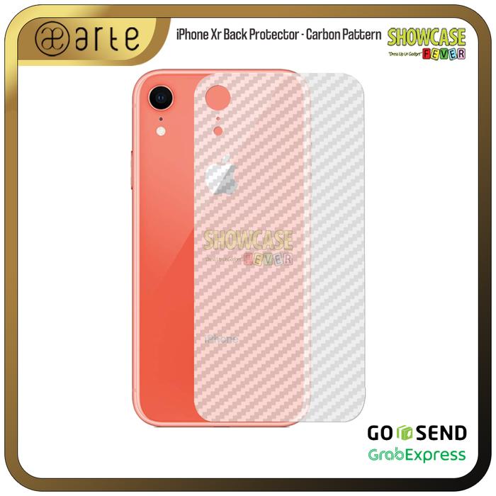 Gambar Back Protector Compatible For iPhone Anti Gores Screen Protector Carbon Pattern - Xr dari ShowcaseFever undefined Tokopedia