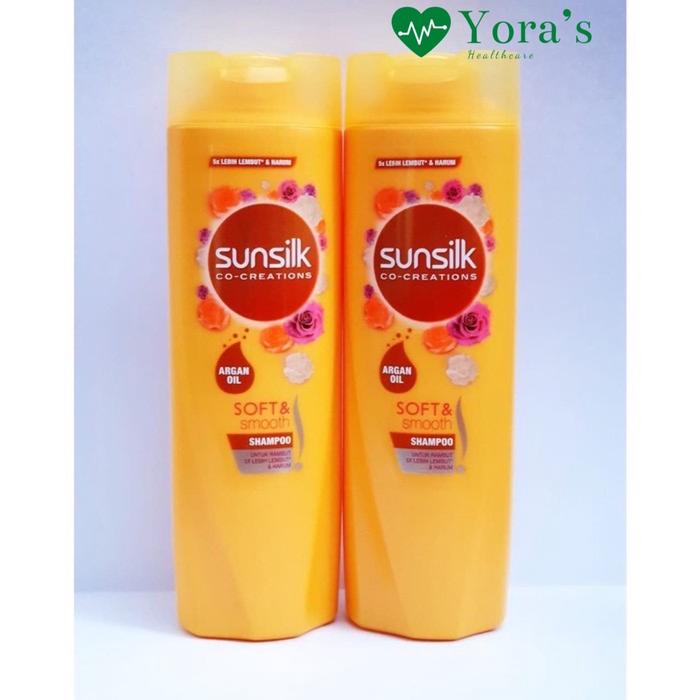 Gambar ￼Shampoo Sunsilk Co-Creations argan Oil Soft & Smooth 170ml dari Yora's Healthcare undefined Tokopedia