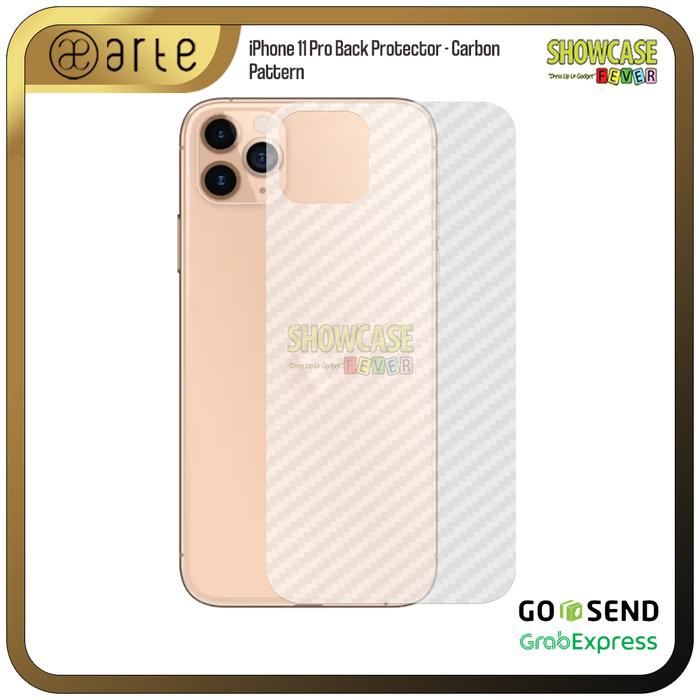 Gambar Back Protector Compatible For iPhone Anti Gores Screen Protector Carbon Pattern - 11Pro dari ShowcaseFever undefined Tokopedia