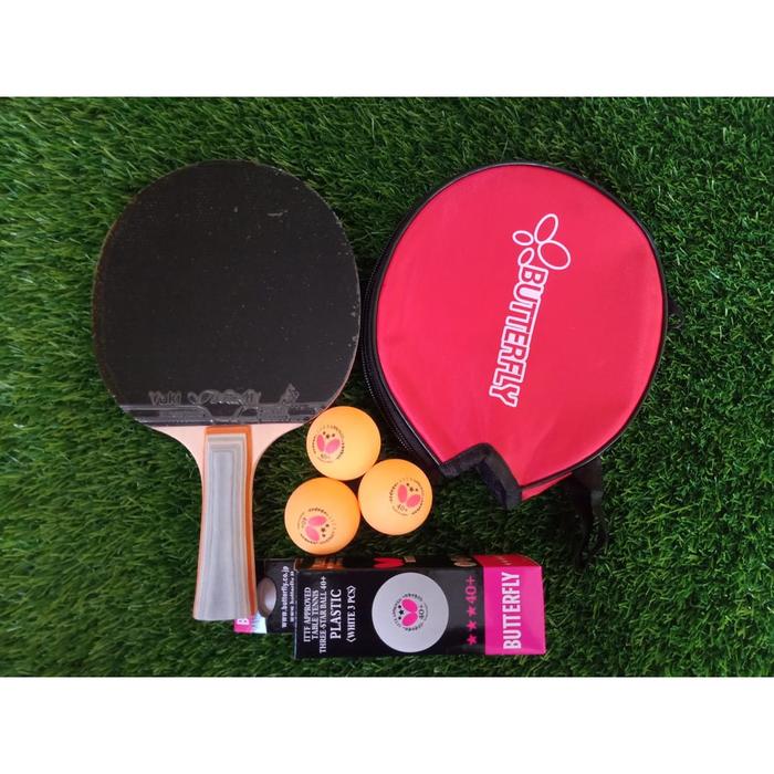 Gambar BET PING PONG/BET TENIS MEJA/BET PING PONG IMPORT MURAH - 1 bat+bola 3 pc dari sport and decoration shop undefined Tokopedia
