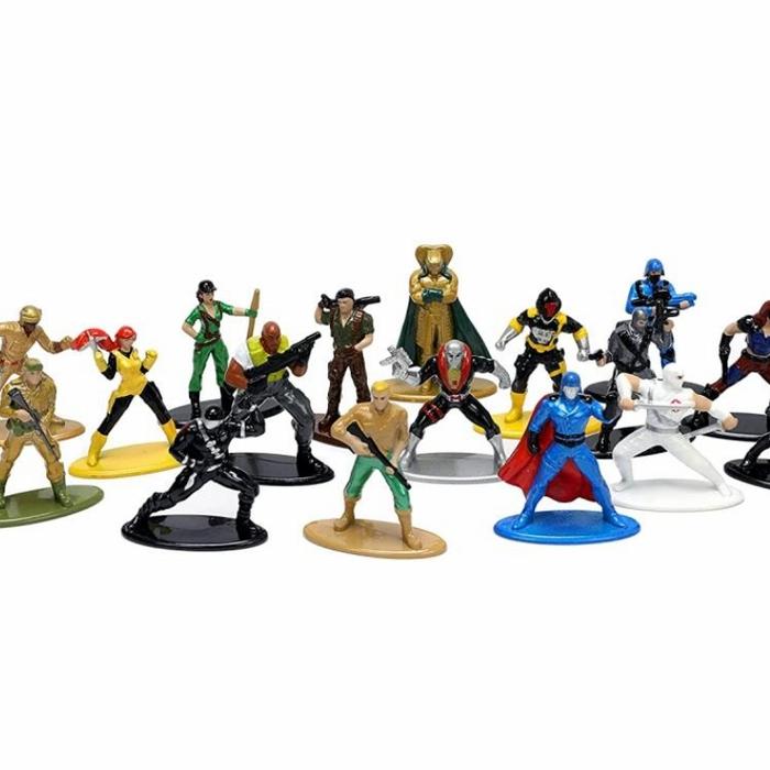 Jada Toys GI Joe Nanofigs 6-Piece Set - 4cm Die-Cast Collectible Figures
