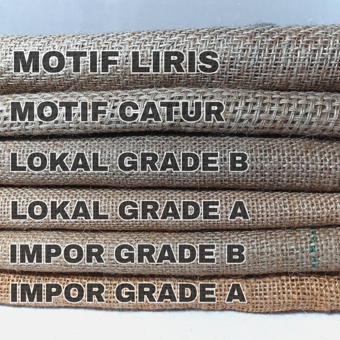 Gambar Karung Goni / Kain Goni Baru Per 1 Yard - Burlap - Jute - Gunny Sack - LOKAL GRADE A, 1 Yard, L=115CM dari ratna elizabeth store undefined Tokopedia