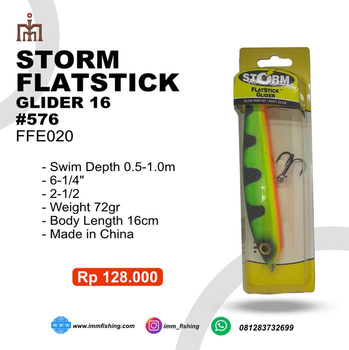 Gambar IKAN STORM FLATSTICK GLIDER 16 - #576 dari Imm Fishing undefined Tokopedia