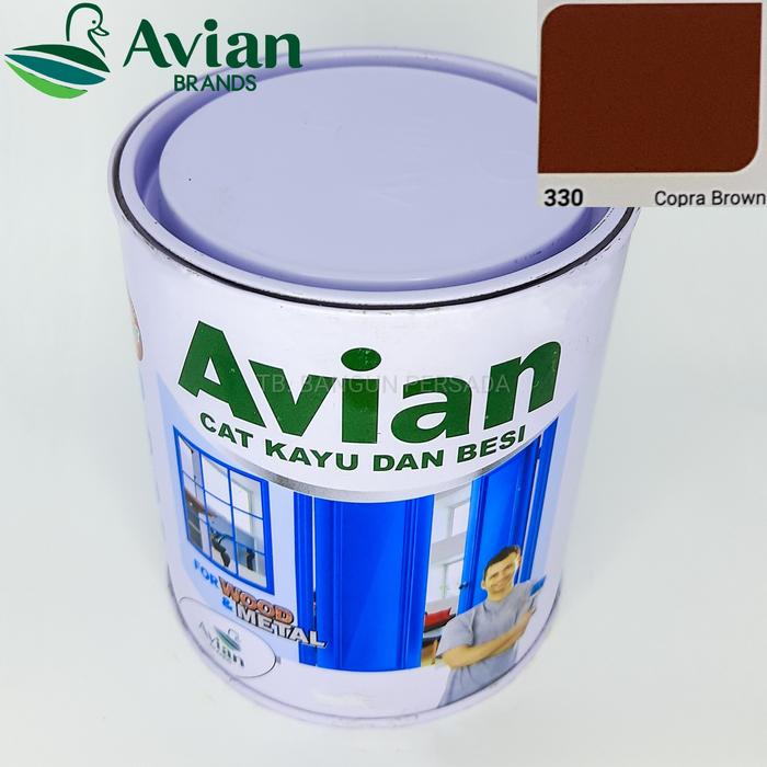 Gambar Cat Avian 0,9 liter / Cat kayu dan besi Avian - 330 Copra Brown dari TB. BANGUN PERSADA undefined Tokopedia