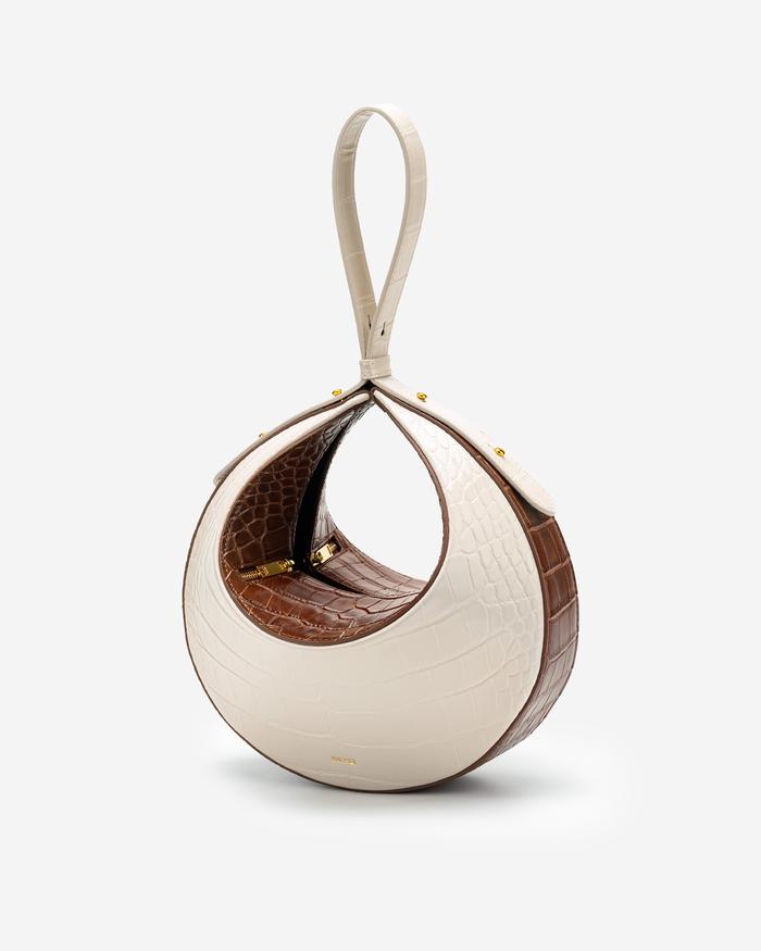 Gambar JW Pei Rantan Bag - Beige Brown Cro dari Mongschics undefined Tokopedia