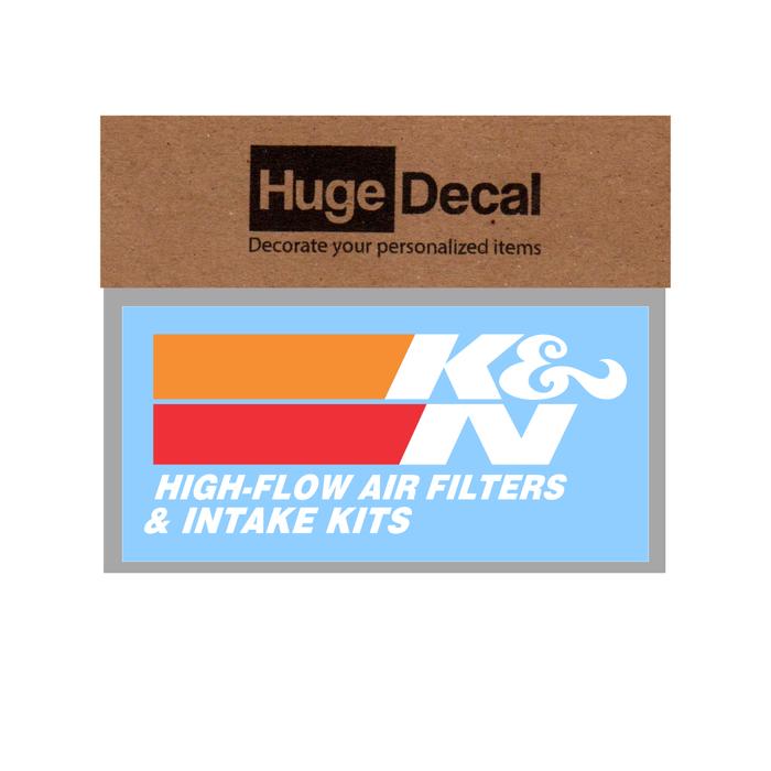 Gambar Decal Sticker Cutting Stiker K&N filters logo perfomance bodi mobil - Putih dari Huge Decal undefined Tokopedia