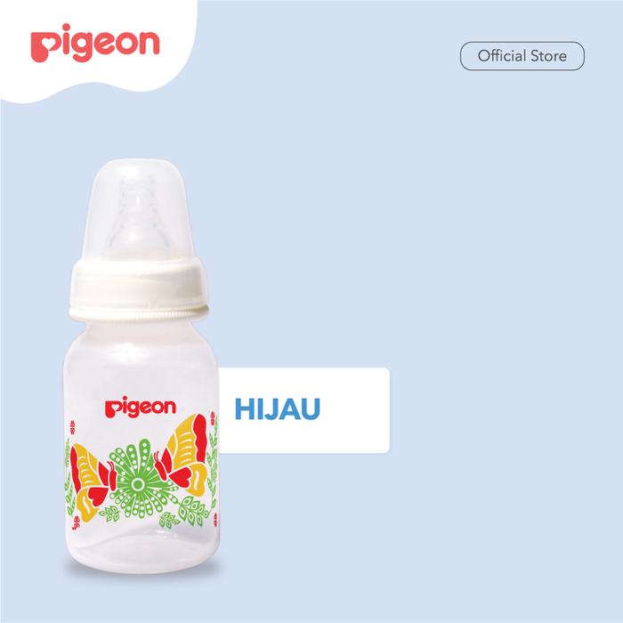 Gambar PIGEON Botol Susu Bayi Pp Rp 120Ml Batik Kupu With S-Nipple Size S - Hijau dari Pigeonbabyindonesia undefined Tokopedia