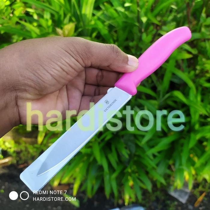 Gambar Pisau Pengupas Victorinox Paring Knife 10 cm - 5.7701 Red Ori Tajam - Merah Muda dari Hardistore Superpisau undefined Tokopedia