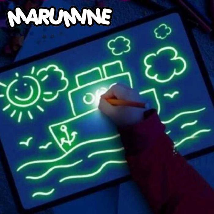 Gambar Mainan anak edukasi perempuan laki laki 4 tahun draw in the dark pro dari Nanaongelaku undefined Tokopedia
