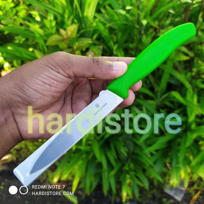 Gambar Pisau Pengupas Victorinox Paring Knife 10 cm - 6.7706.L114 Green Tajam - Hijau dari Hardistore Superpisau undefined Tokopedia