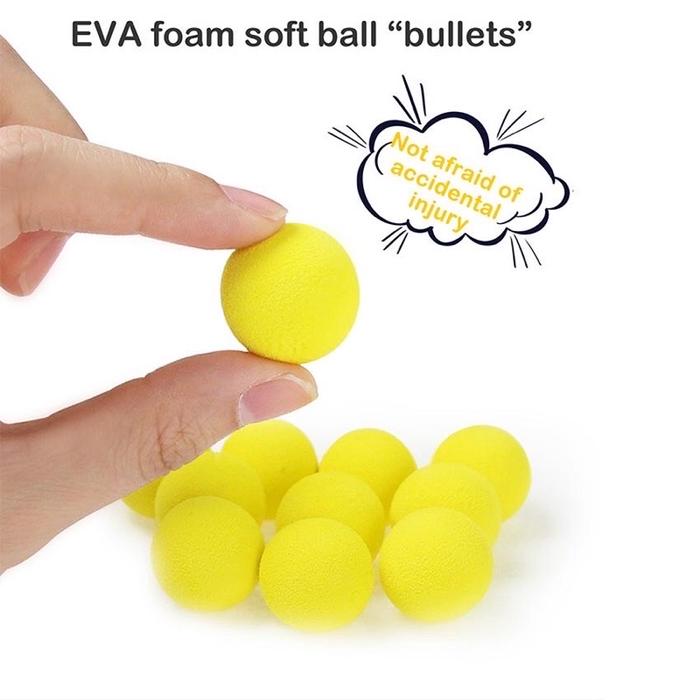 Gambar Mainan Tembak Tembakan Bola EVA Mainan Pistol Anak - Peluru isi12pcs dari Toko Laris888 undefined Tokopedia