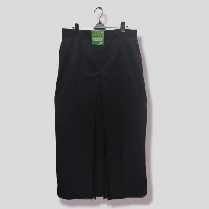Gambar rok hitam panjang SPAN / full rempel rok kerja / rok dinas - ROK SPAN, S dari Fitri outfit undefined Tokopedia