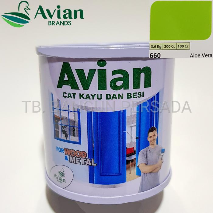 Gambar Cat Avian 100cc / Cat kayu dan besi Avian / cat avian kecil - 660 Aloe Vera dari TB. BANGUN PERSADA undefined Tokopedia