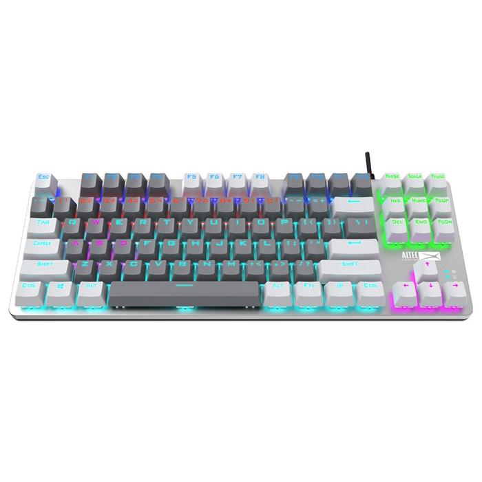 Gambar Altec Lansing ALGK 8404 KQ I HQ - RGB TKL Mechanical Gaming Keyboard - White - Grey dari Duta Mandiri Infokom undefined Tokopedia
