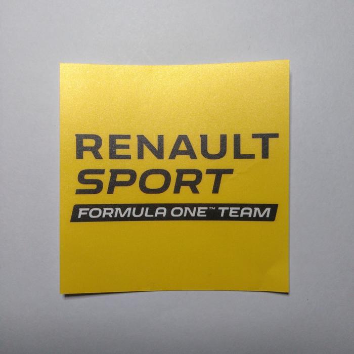 Gambar Sticker Otomotif Renault Sport Formula One Team dari Mas Kibis undefined Tokopedia