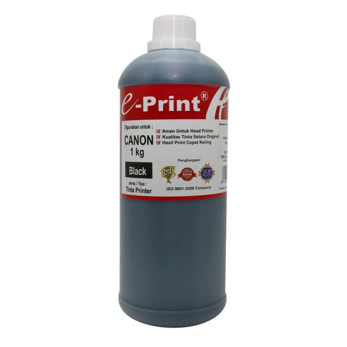 Gambar e-Print Tinta Printer Refill 1LT untuk Canon - Warna Black, Cyan, Magenta, Yellow - 1kg - MegaComp - Black dari Megacomp Online undefined Tokopedia