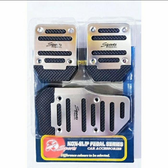 Gambar Cover pedal gas mobil ALL NEW CRV manual universal pelapis pedal gas - Silver dari bintang acessories undefined Tokopedia