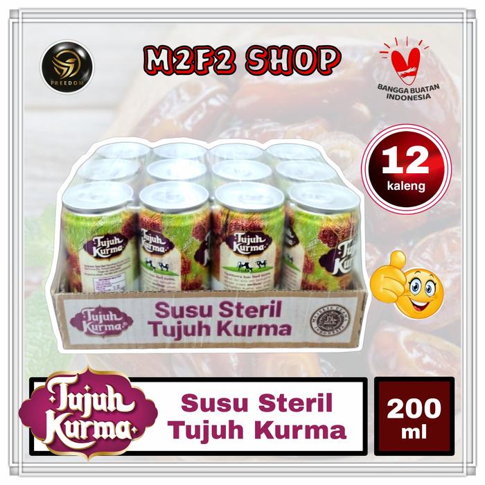Gambar Susu Steril Tujuh Kurma Kaleng | Can - 200 ml (Karton) dari M2F2 Shop - Paseban undefined Tokopedia