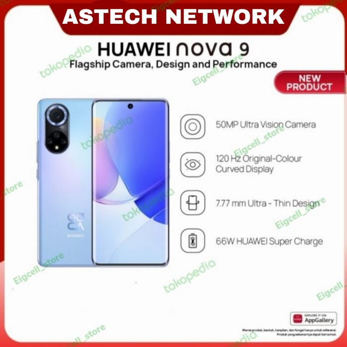 Gambar HUAWEI NOVA 9 8GB 256GB 8/256 GARANSI RESMI - Biru dari Astech Network Official undefined Tokopedia