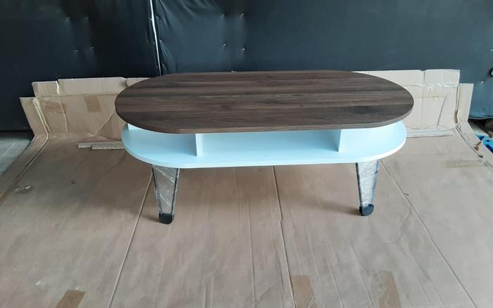 Gambar Meja Tamu | Coffe Table CT 278 White - Cokelat dari CelineFurniture undefined Tokopedia