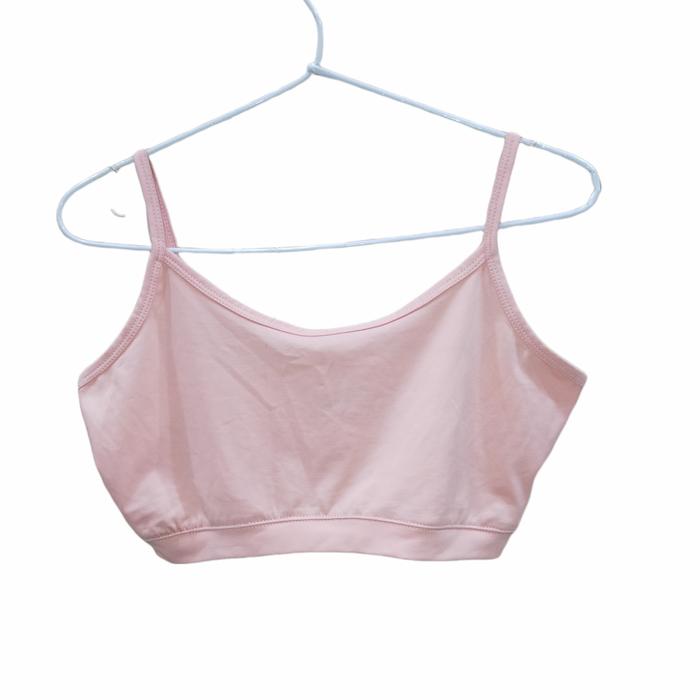 Gambar Tank top crop / bra / singlet / kemben - peach dari Van Ferio Shop undefined Tokopedia