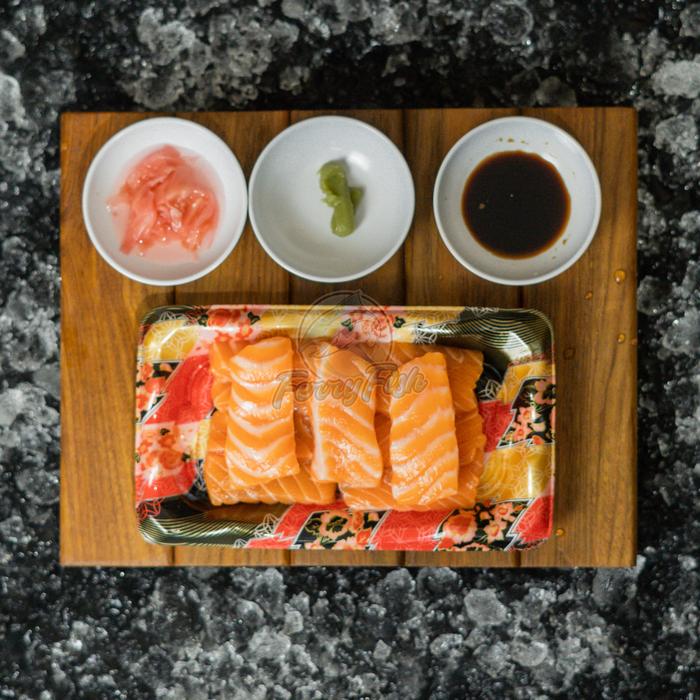 Gambar Salmon Fresh Sashimi Cut 250 gram Free (Soyu,Wasabi & Gari) dari Ferry Fish Kota Tangerang Selatan Tokopedia