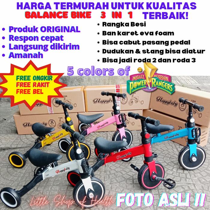 Promo balance bike 3 in 1 - Sepeda anak 