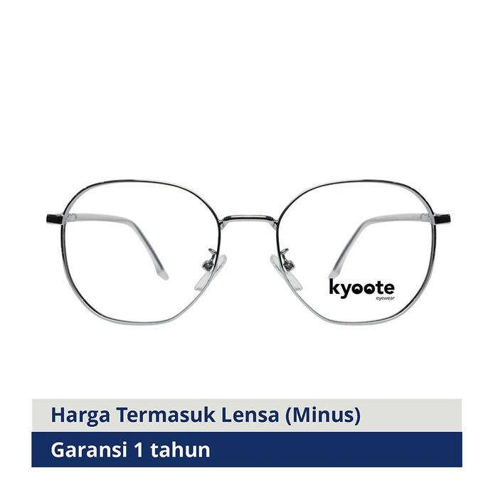 Gambar Kacamata Anti Radiasi Kyoote Ichi UV++420 PC Technology - Silver dari KCMTKU Optikal undefined Tokopedia