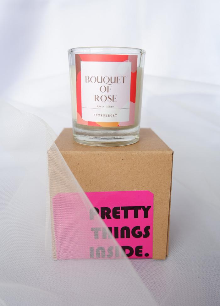 Gambar SCENTED CANDLE / LILIN AROMATHERAPY Bouquet of Rose - SCENTHEORY - 65 ml dari SCENTHEORY ID undefined Tokopedia