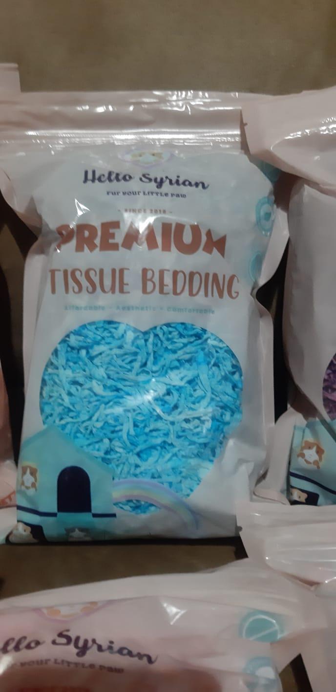 Gambar HELLO SYRIAN PREMIUM TISSUE BEDDING HAMSTER - BLUE OCEAN dari Myfurdiary undefined Tokopedia