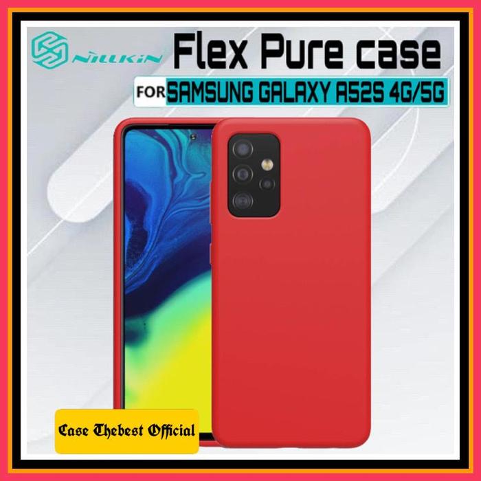 Gambar SAMSUNG GALAXY A52S 4G/5G NILLKIN FLEX PURE CASE SOFT SILICONE COVER - Merah, samsung a52s dari Case Thebest undefined Tokopedia