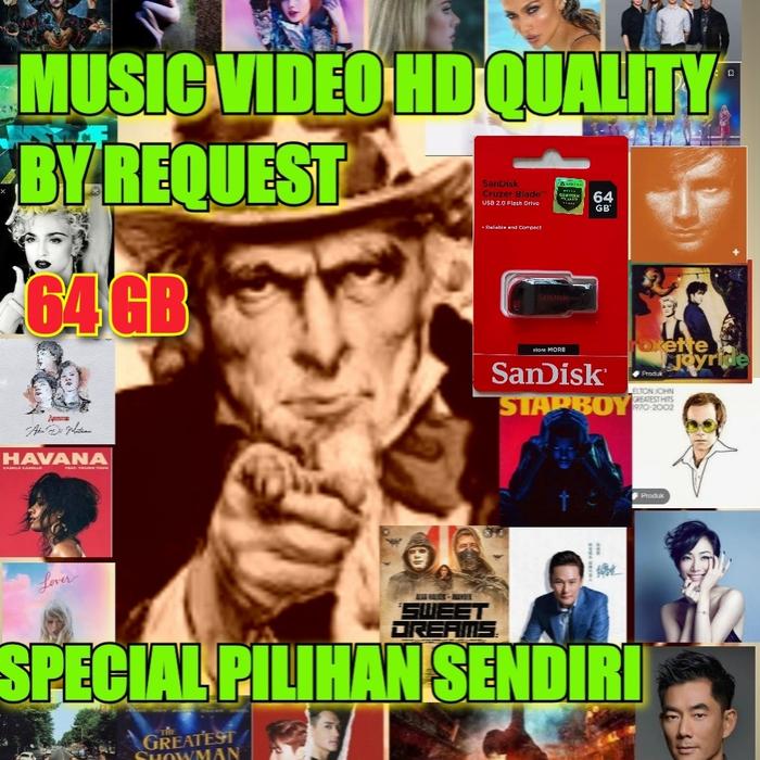 Gambar FLASHDISK 64GB MUSIC VIDEO HD QUALITY BY REQUEST PILIHAN SENDIRI - 16 gb dari MV20 undefined Tokopedia