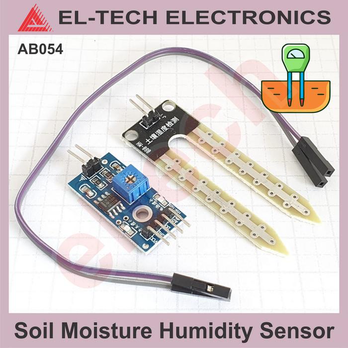 Gambar Soil Moisture Humidity Hygrometer Sensor Kelembaban Lembab Tanah - Soil Module dari ELTECH online undefined Tokopedia