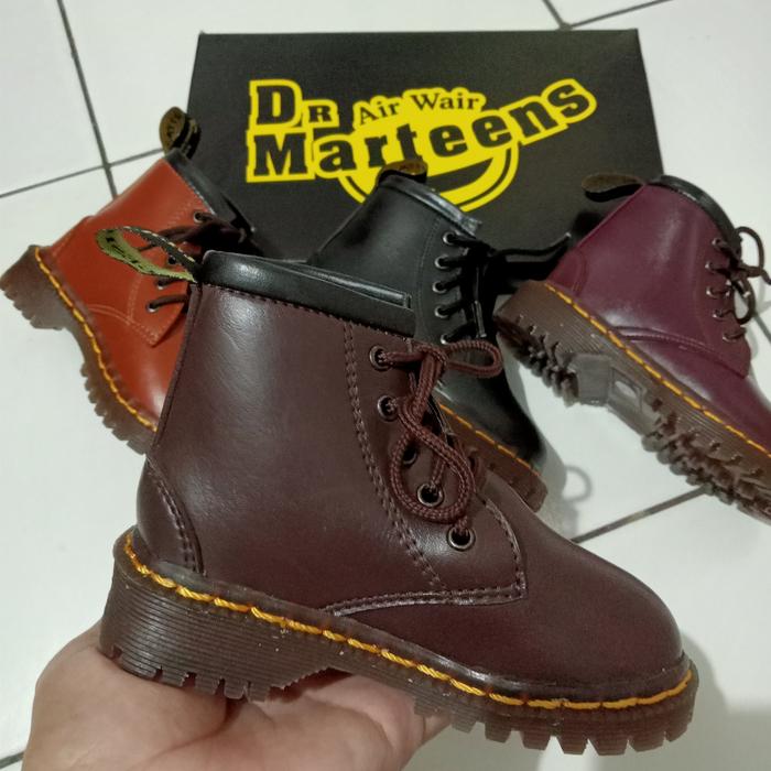 Sepatu Dr Martens Size 35 Jual Sepatu Boot Kids Hole Size 31-35 Maroon, 32