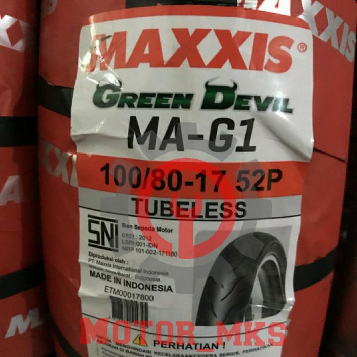 Gambar Maxxis MA-G1 100/80-17 dari Motor Mks undefined Tokopedia