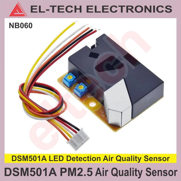 Gambar Air Quality Sensor Smoke Asap Dust Debu Kualitas Udara PM2.5 Particle - DSM501A dari ELTECH online undefined Tokopedia