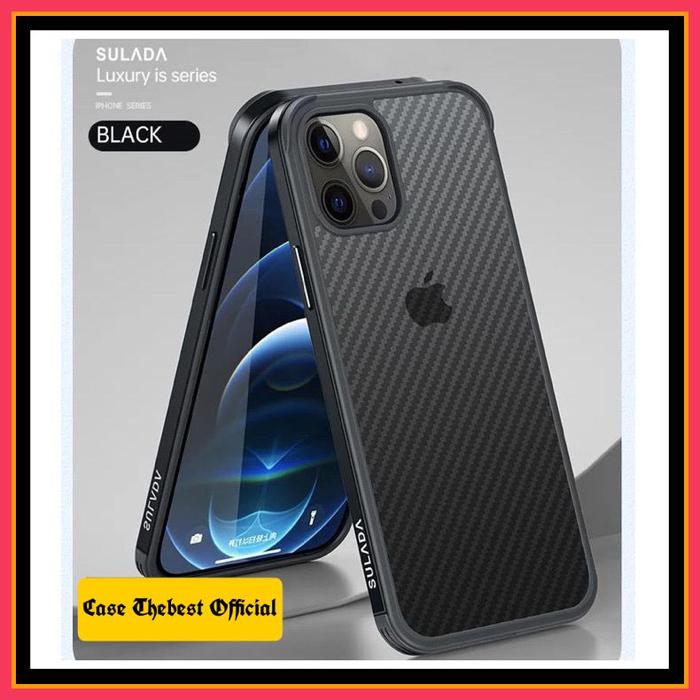 Gambar IPHONE 13 / PRO / MAX / MINI SULADA METAL CARBON ORIGINAL HARD CASE PC - 13 Pro 6.1, Sky Blue dari Case Thebest undefined Tokopedia