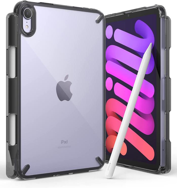 Gambar Case iPad Mini 6 Ringke Fusion Shockproof Casing - Smoke Black dari GET-WID undefined Tokopedia
