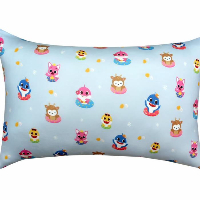 Gambar Bantal Hikarusa X Babyshark Pinkfong size SMALL tencel modal empuk - Biru Muda dari Kenzobabyshop_NEW undefined Tokopedia
