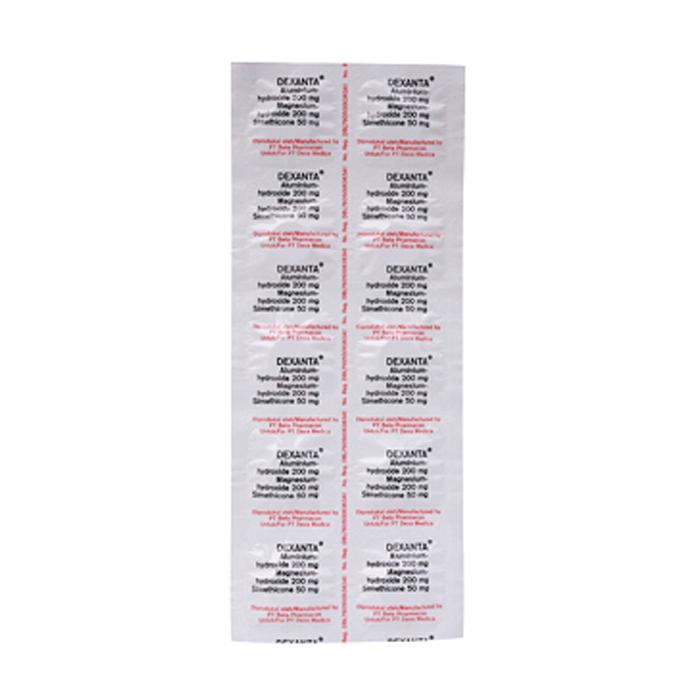 Gambar DEXANTA 1 STRIP ISI 10 TABLET / MAAG / TUKAK LAMBUNG dari Apotik Century undefined Tokopedia