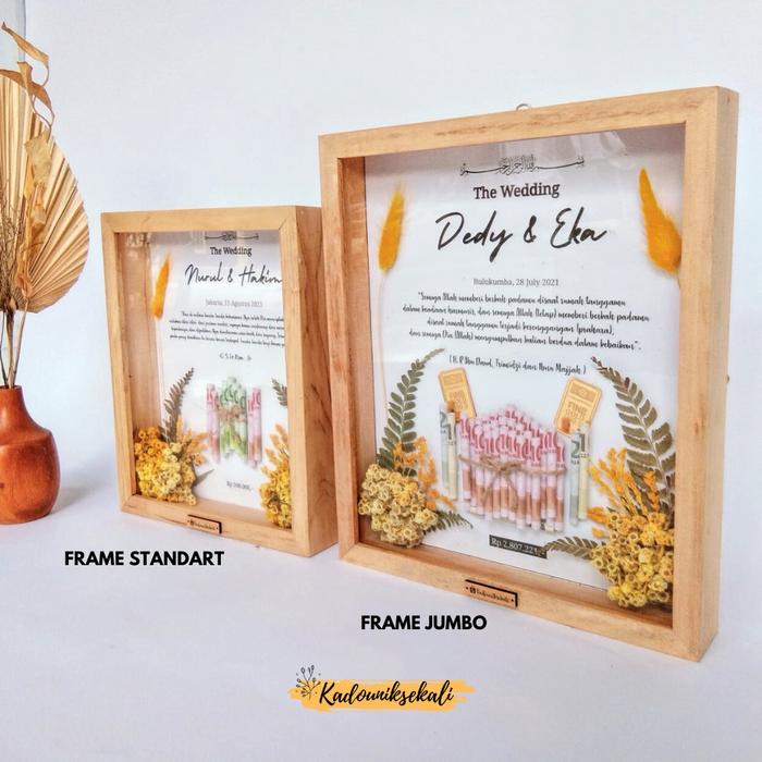 Gambar JUMBO!!! MAHAR WEDDING IN FRAME - TEMPAT MAHAR RUSTIC - Frame Jumbo dari Sentralmahar.Pkl undefined Tokopedia