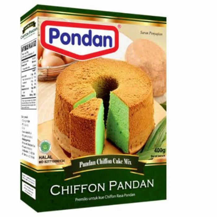 Gambar Pondan Cake Mix Chiffon Pandan Tepung Premix 400 g | Bolu Sifon Lembut dari Lavatera Garden undefined Tokopedia