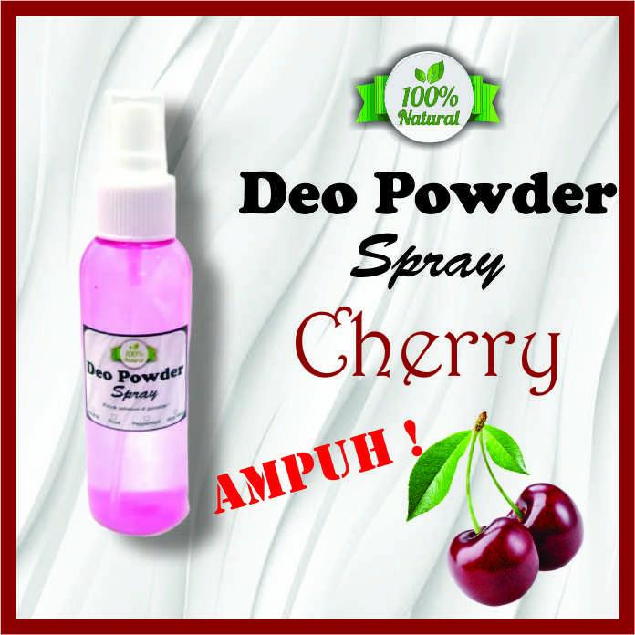 Gambar Cherry Deo Powder Spray 100 ml Tawas Cair / Deodorant Alami ampuh anti dari AG Herbal Asli undefined Tokopedia